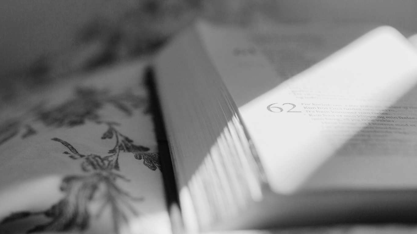 An open Bible