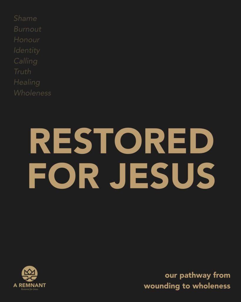 Restored for Jesus poster